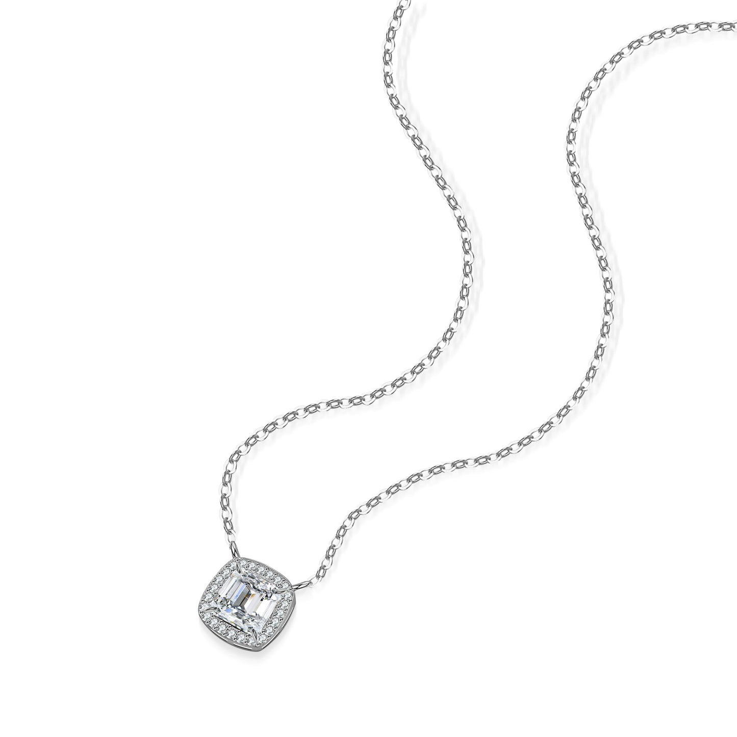 Ariora - Asscher Cut Necklace