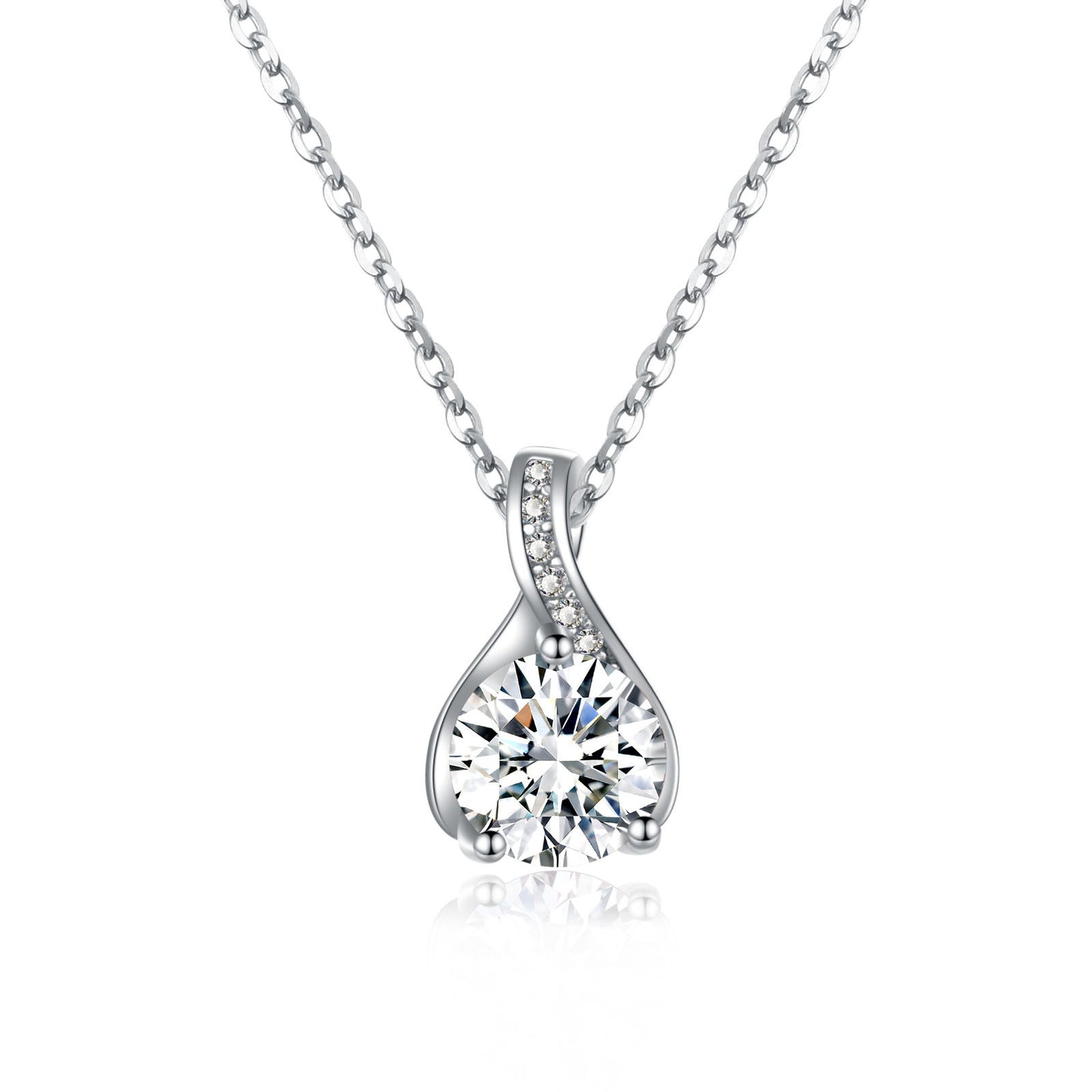 Elva - Round Cut Necklace