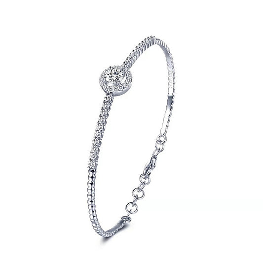 Snow – Round Cut Bracelet