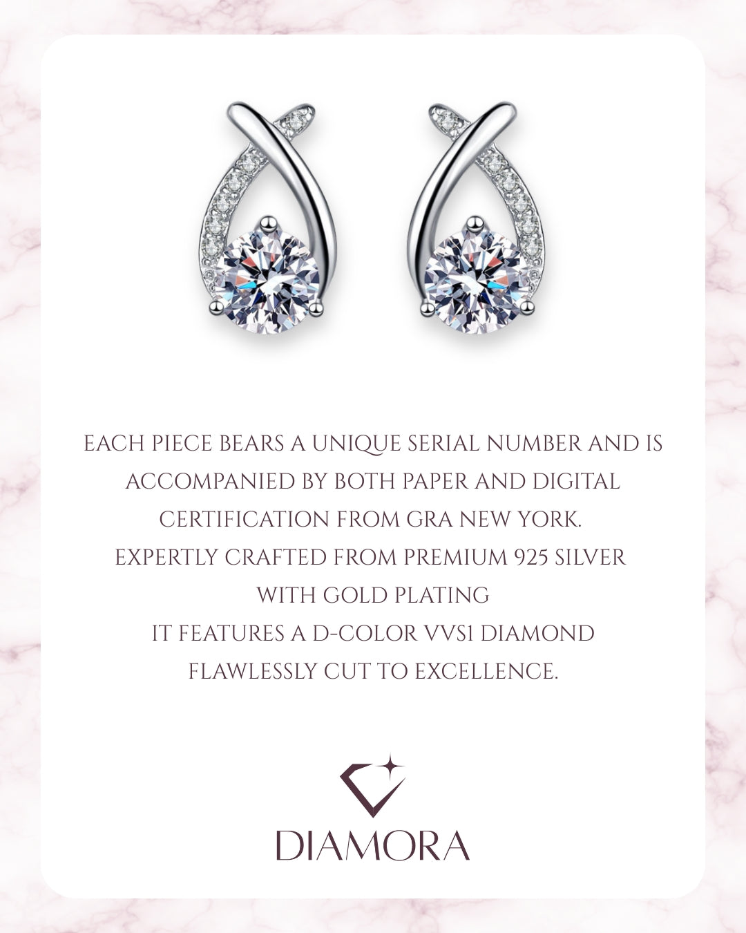Esme – Round Cut Earring